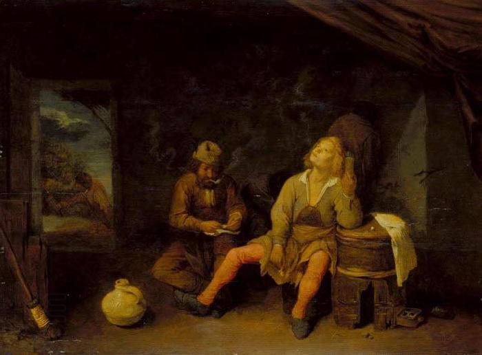 Joos van Craesbeeck Smokers oil painting picture